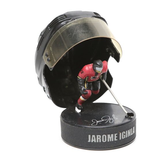 JAROME IGINLA 2009 NHL Hockey Helmet McDonalds Collectable Toy Calgary Flames - Picture 1 of 8